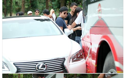 Quang Lê lái xe tiền tỷ gây tai nạn tại Sapa