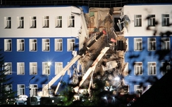 Video: Sập doanh trại khiến hơn 40 lính Nga thương vong