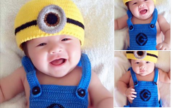 Con trai Elly Trần "hóa thân" thành Minion vô cùng đáng yêu