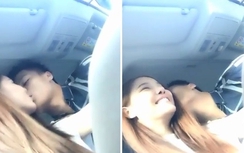 Kỳ Hân tung clip đắm đuối "khóa môi" Mạc Hồng Quân