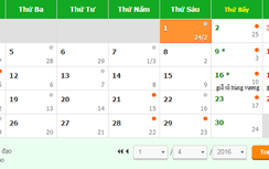 Công bố lịch nghỉ lễ Giỗ tổ Hùng Vương và 30/4, 1/5