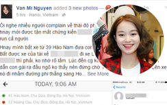 Hot girl Mi Vân bị tài xế Uber ngược đãi