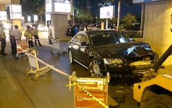 Xe riêng của Hồ Ngọc Hà gây tai nạn tại Tân Sơn Nhất