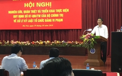 Quy định cụ thể xử lý, kỷ luật tổ chức Đảng vi phạm