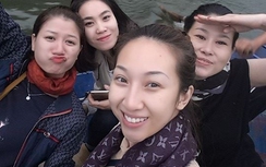 Trang Trần vui vẻ đi chùa cầu an sau scandal lăng mạ công an