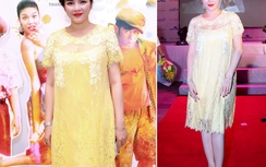 Lý Nhã Kỳ "trần tình" việc mặc váy suông như bà bầu đi tiệc