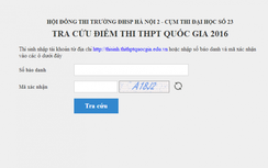 ĐH Sư phạm Hà Nội 2 công bố điểm thi THPT Quốc gia