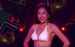 Nguyễn Thị Loan trợn mắt, lắc vai gây tranh cãi tại phần thi bikini