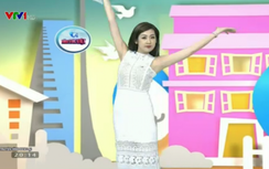 Á hậu Tú Anh gặp sự cố hy hữu trên sóng truyền hình