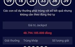 Kết quả xổ số Vietlott: Vé trúng giải 48 tỷ phát hành ở TP.HCM