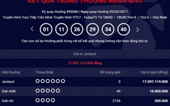 Kết quả xổ số Vietlott ngày 8/2/2017: Hơn 17 tỷ sẽ thuộc về ai?