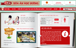 Áp dụng thực đơn chuẩn cho học sinh tiểu học bán trú cả nước