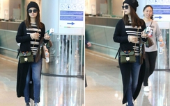 Lâm Tâm Như lộ diện phờ phạc, bị chỉ trích vì bỏ rơi con