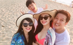 Trường Giang-Nhã Phương tình tứ đón sinh nhật sau tin đồn rạn nứt