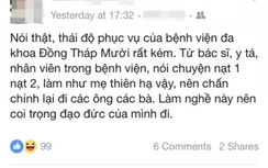 Chê bệnh viện phục vụ kém trên Facebook, nữ sinh bị kỷ luật?