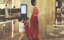 Thu Minh lần đầu để lộ mặt quý tử sau 3 năm giấu kín