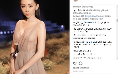 Bị chê ăn mặc phản cảm, Tóc Tiên đáp trả táo bạo