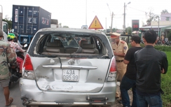 5 xe tông nhau trên QL1: Một người bị thương, giao thông ùn ứ