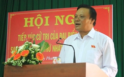 Phó Bí thư Bình Định giãi bày bằng Tiến sĩ với cử tri