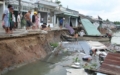 Xây hồ chứa nước ở thượng nguồn sông Mekong gây sạt lở ở ĐBSCL