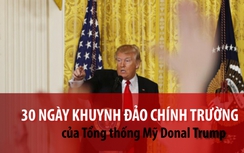 30 ngày khuynh đảo của Tổng thống Trump