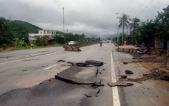 Tăng cường khắc phục hư hỏng QL1 Khánh Hòa