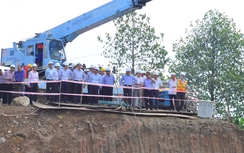 Cầu Ghềnh mới đang vượt tiến độ