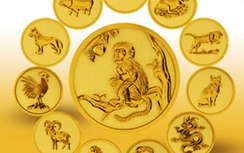 Độc đáo linh vật bằng vàng trong ngày Vía Thần Tài