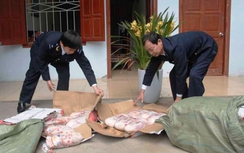 Cao Bằng bắt lô hàng thịt vịt đông lạnh nhập lậu Trung Quốc