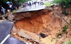 Hai bố con bị vùi lấp ở Lai Châu