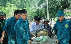 Tá hỏa phát hiện quả bom gần 1 tấn dưới nền nhà