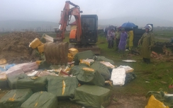 Tiêu hủy 5,5 tấn sản phẩm động vật không rõ nguồn gốc