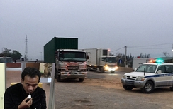 CSGT chặn bắt tài xế container gây tai nạn chết người bỏ trốn