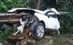 Nghệ An: Hộ lan xẻ dọc xế hộp, tài xế đứt lìa cánh tay