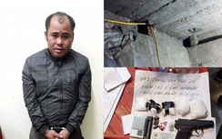 "Ông trùm" ma túy tự xây hầm ngầm, luôn thủ súng phòng thân