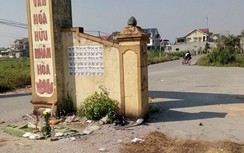 Đâm vào trụ cổng chào, một người đi xe máy tử vong