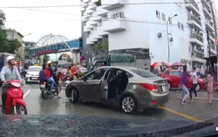 Bắt thanh niên chém đứt gân tay tài xế sau va chạm giao thông