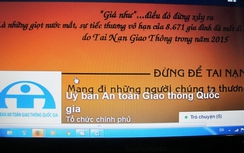 Ủy ban ATGT Quốc gia chính thức lập Facebook