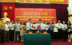 Đảng ủy Bộ GTVT và Công đoàn GTVT VN ký quy chế phối hợp