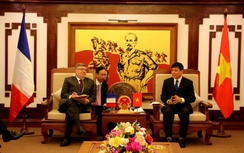 Thứ trưởng Bộ GTVT Nguyễn Ngọc Đông tiếp Quốc vụ khanh Pháp