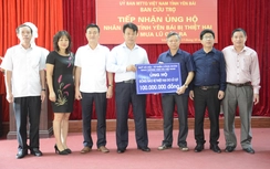 Công đoàn GTVT hỗ trợ 100 triệu đến người dân vùng lũ Yên Bái