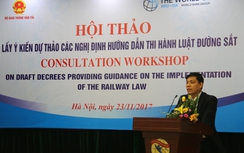 Bộ GTVT lấy ý kiến dự thảo Nghị định thi hành Luật Đường sắt