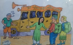 Hài hước, sâu cay khi xem tranh biếm họa An toàn Giao thông