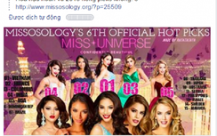 Việt Nam lọt top 10 nước có Hoa hậu đẹp nhất thế giới