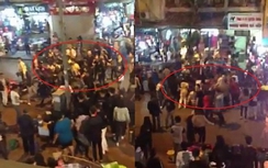 Hai nhóm thiếu niên hỗn chiến trên phố đi bộ vì mâu thuẫn facebook