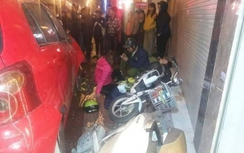 Tạm giữ hình sự lái xe ôtô Yaris đâm hàng loạt xe máy