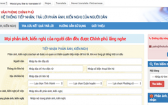Chính phủ mở kênh thông tin tương tác với người dân