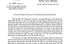 Phó thủ tướng chỉ đạo giải quyết tố cáo đất đai tại Hà Nội