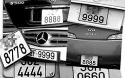 Bộ Công an trình phương án đấu giá biển số xe trước 15/3