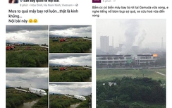 CA mời người tung tin "máy bay rơi ở Nội Bài" lên làm việc